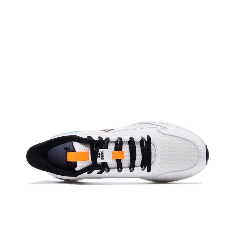 PEAK Blast Wear Resistant Slip Resistant Breathable Lightweight Low Top Running Shoes Men's White-2