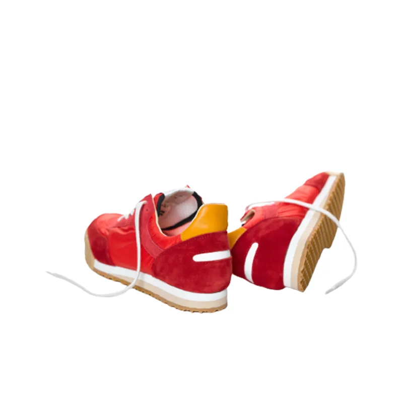 SPALWART Pitch Slip-Resistant Low-Top Casual Shoes Unisex Red-3