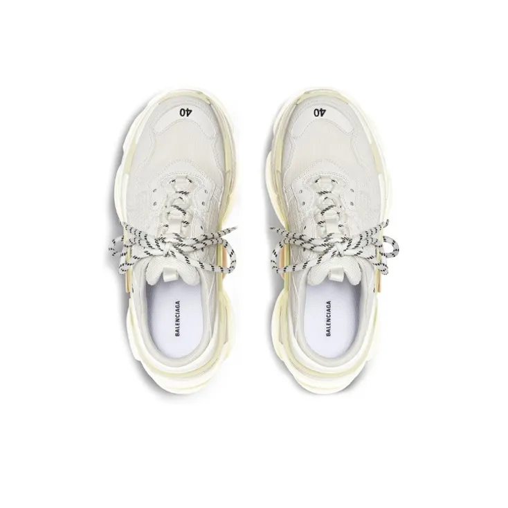 Balenciaga Triple S Mules 'White Double Foam And Mesh' Women's-3