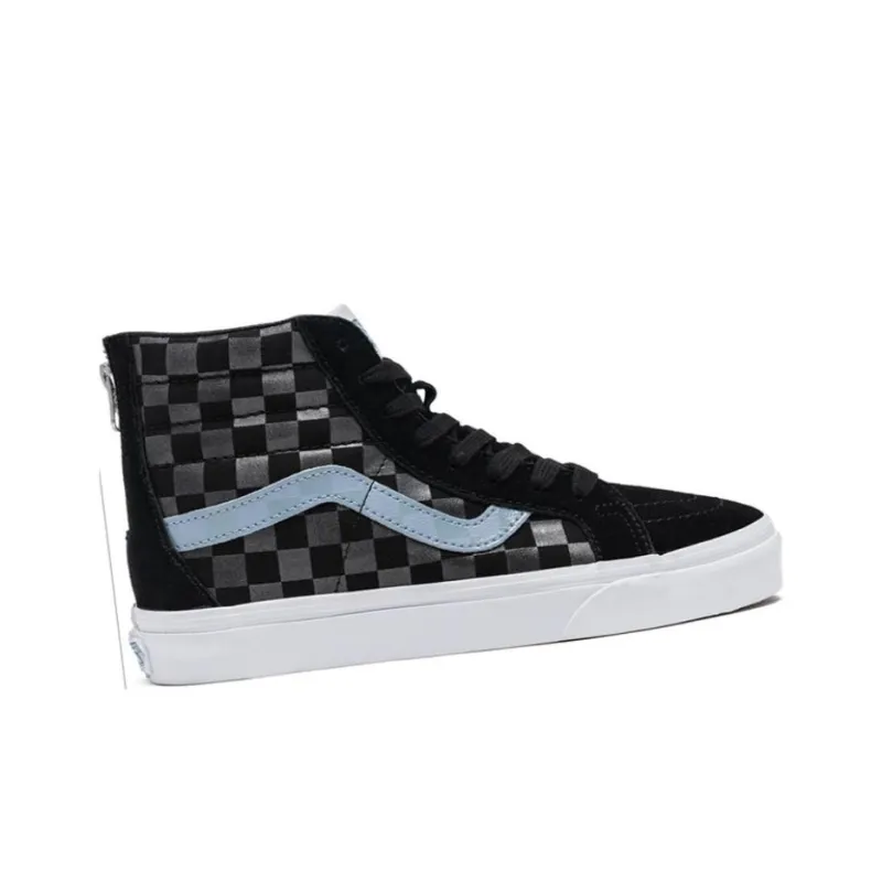 Vans SK8 HI 'Black Gray Blue'-1