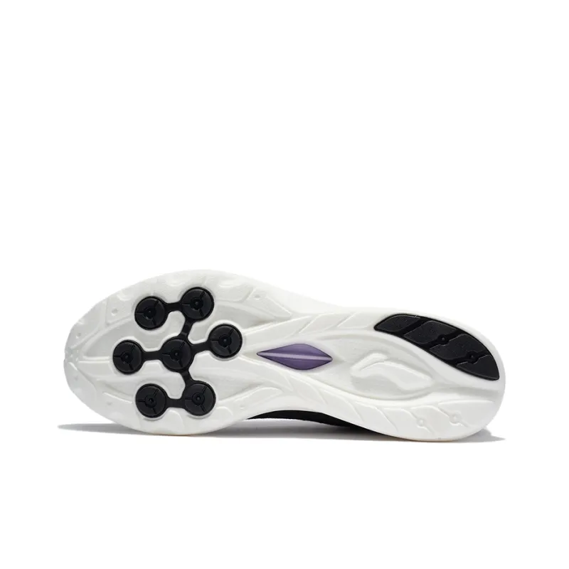 LiNing Qingyi Cushioned Wear-Resistant Breathable Lightweight Low-Top Running Shoes Women's Black-3