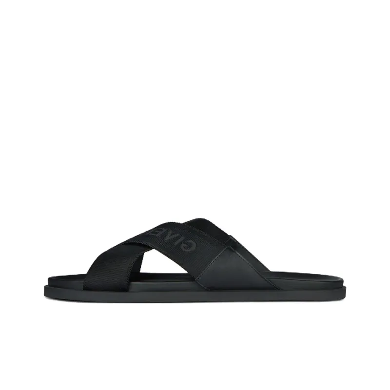 Givenchy Crossover strap Flat Slides-0