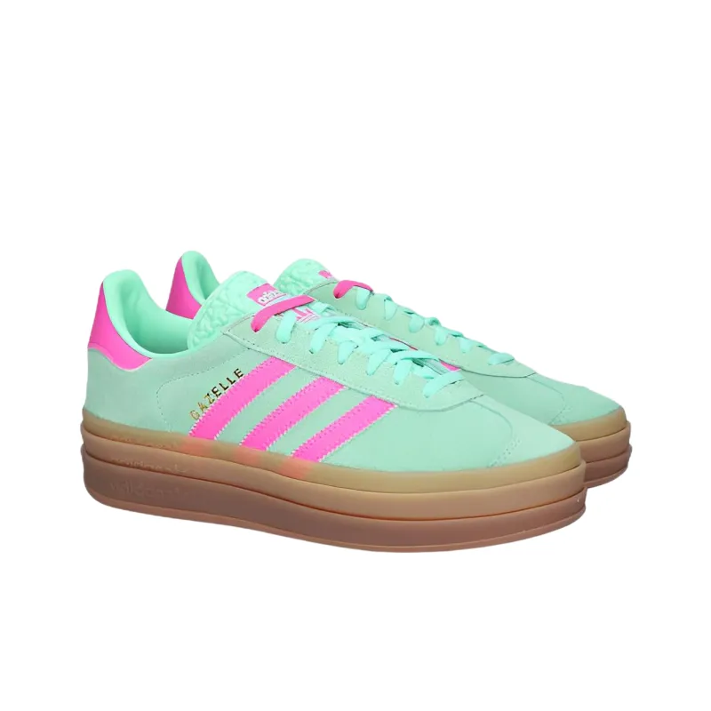 Adidas Gazelle Bold 'Pulse Mint Screaming Pink' Women's-2