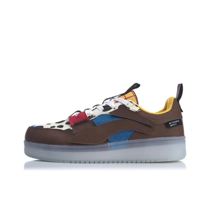 LiNing Disney Toy Story Collection Woody Low Top Skateboard Shoes Women's Dark Umber-0