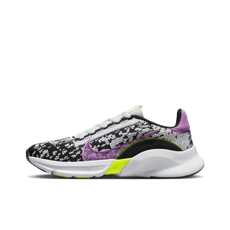 Nike SuperRep Go 3 Next Nature Flyknit 'Platinum Black Fuchsia'-0