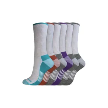 Dickies Mid-Calf Socks Women's 6 Pack White