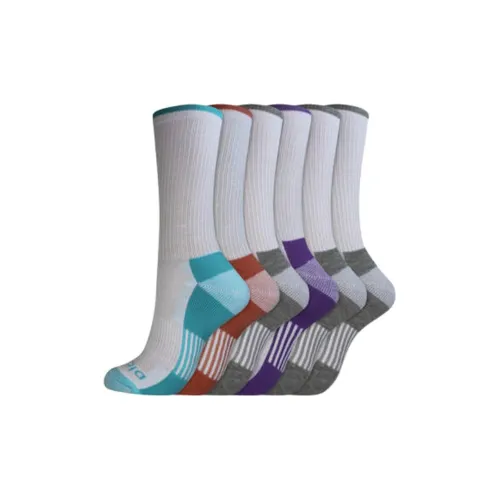 Dickies Mid-Calf Socks Women's 6 Pack White