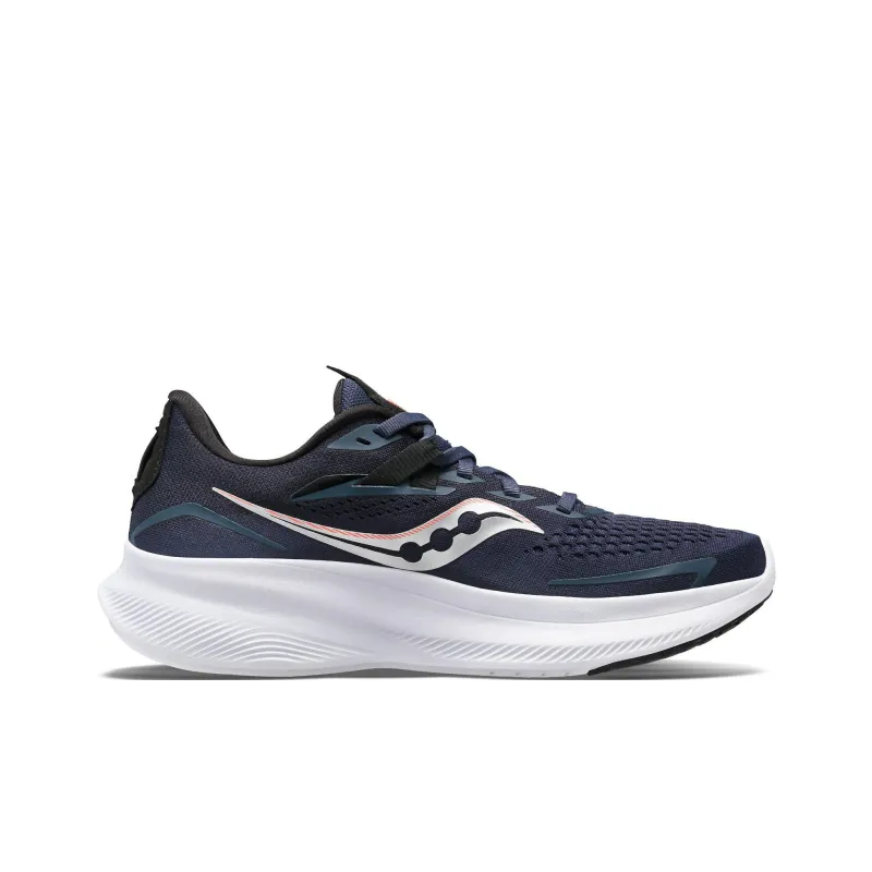 saucony Women's Ride 15 'Navy Silver'-1