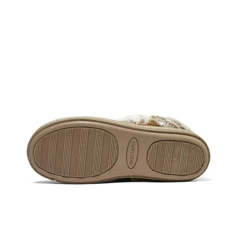 Skechers Cozy Slip Resistant Thermal Low Top Casual Shoes Women's Dark Taupe Umber-3