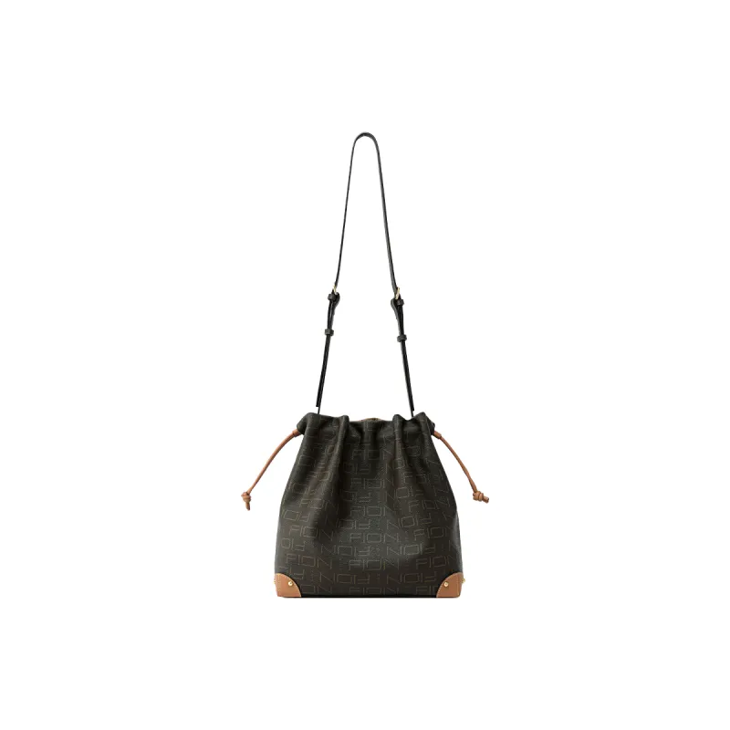 FION Coated Canvas Crossbody Bag Shoulder Bag Handbags Regular Women's Camel/Beige-1