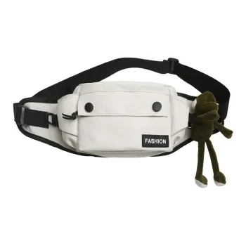 Bywhich Nylon Sling Bag Regular Unisex White/Black
