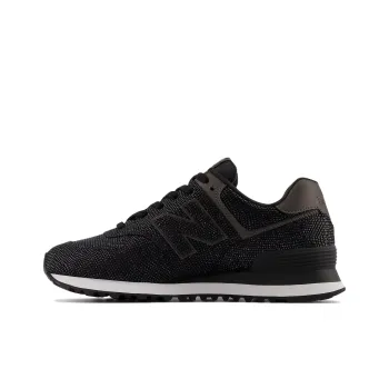 New Balance 574 Snakeskin Black Women's