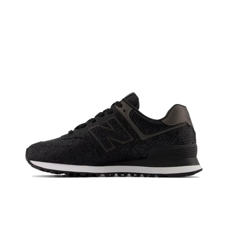 New Balance 574 Snakeskin Black Women's-0