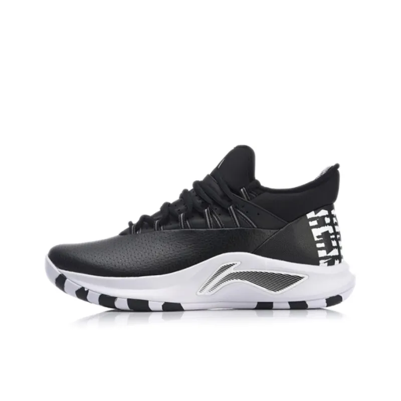 LiNing Speed 5 Cushioning Rebound Low Top Competition Basketball Shoes Men's Black-0