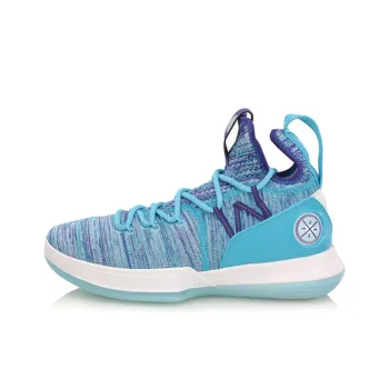 LiNing All In Team 6 Wade Collection Shock Absorbers Mid Top Basketball Shoes Men's Blue White