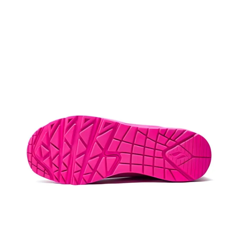 Skechers Uno Cushioning Wear Resistant Breathable Supportive Lightweight Rebound Low Top Casual Shoes Men's Pink-4