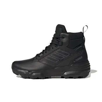 Terrex Unity Adidas Leather Mid Rain.RDY 'Black Grey'