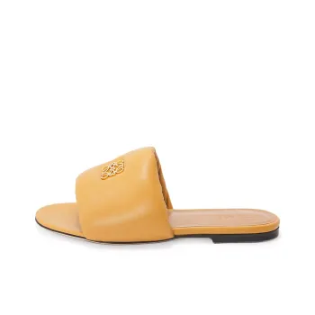 LOEWE Women's Anagram Padded Slide 'Desert'