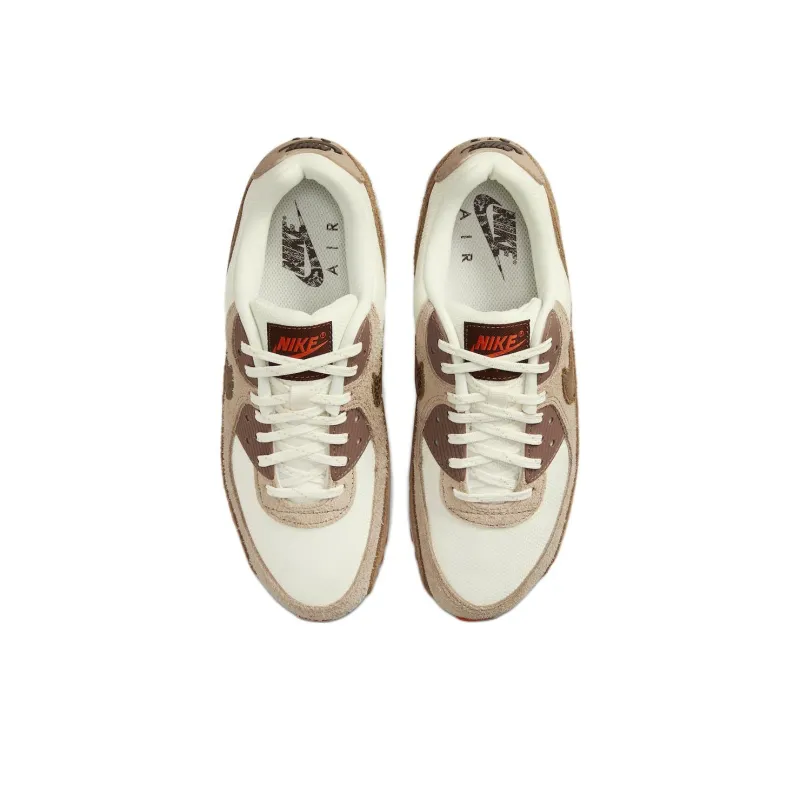 Nike Air Max 90 Se Pale Ivory Snakeskin Swoosh Women's-3