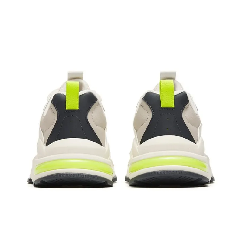 Anta Millennium 5.0 Cushioned Slip Resistant Abrasion Resistant Low Top Sports Casual Shoes Gray White-3