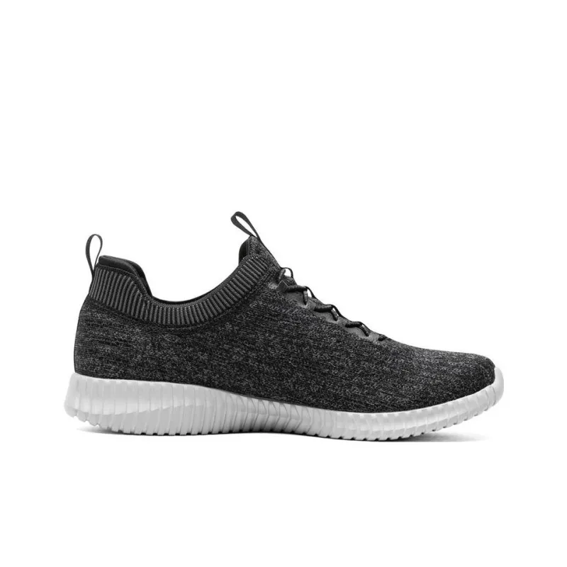 Skechers Elite Fle Hartnell Cushioning Anti-Slip And Wear-Resistant Low-Top Casual Shoes Men's Black Gray Color-1