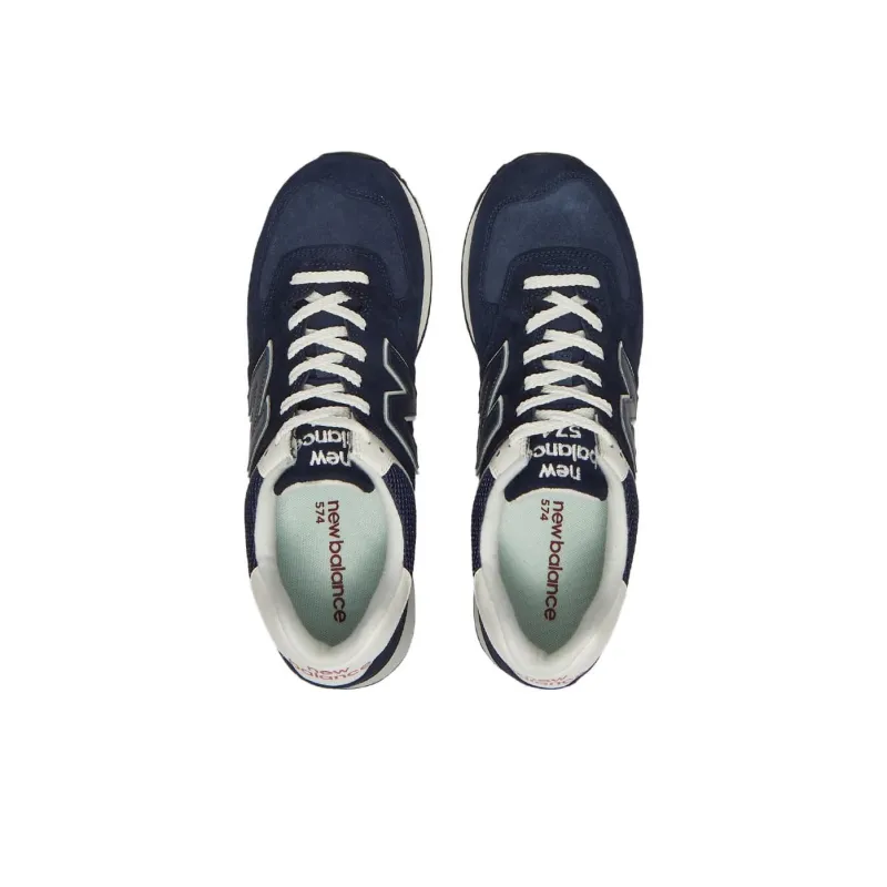 New Balance 574 Navy White-2