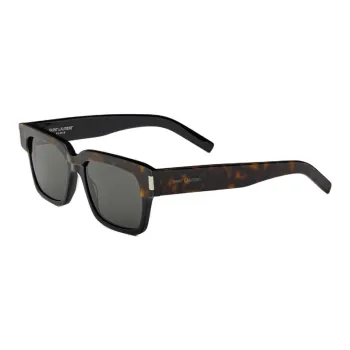 SAINT LAURENT Acetate Square Sunglasses Women's Tortoiseshell