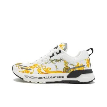VERSACE JEANS Couture Low Top Sports Casual Shoes Men's White