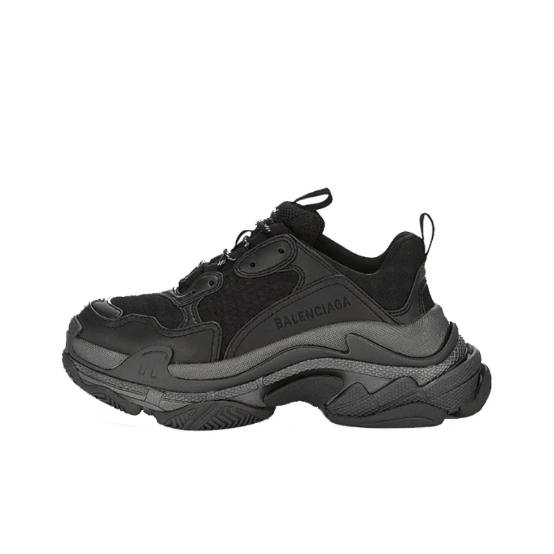 Balenciaga Women's Triple S Sneaker 'Black'-0