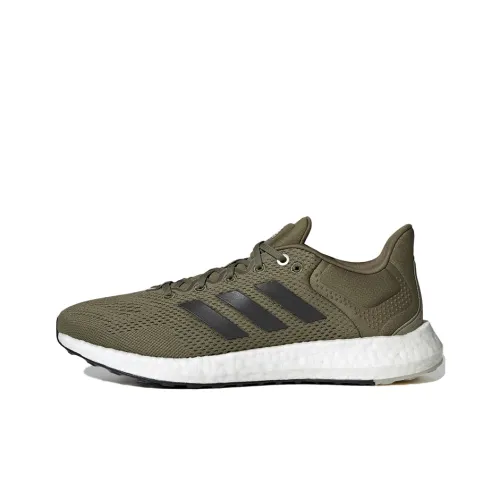 Adidas Pure Boost 21 Running Shoes Men Low-Top Olive Green