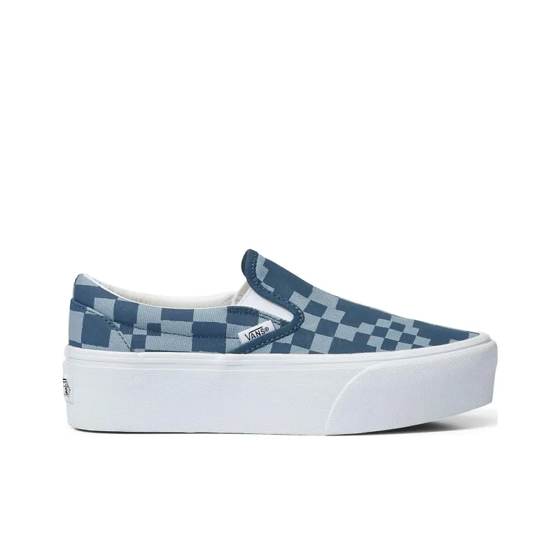 Vans Slip on Multi Check 'Blue White'-1
