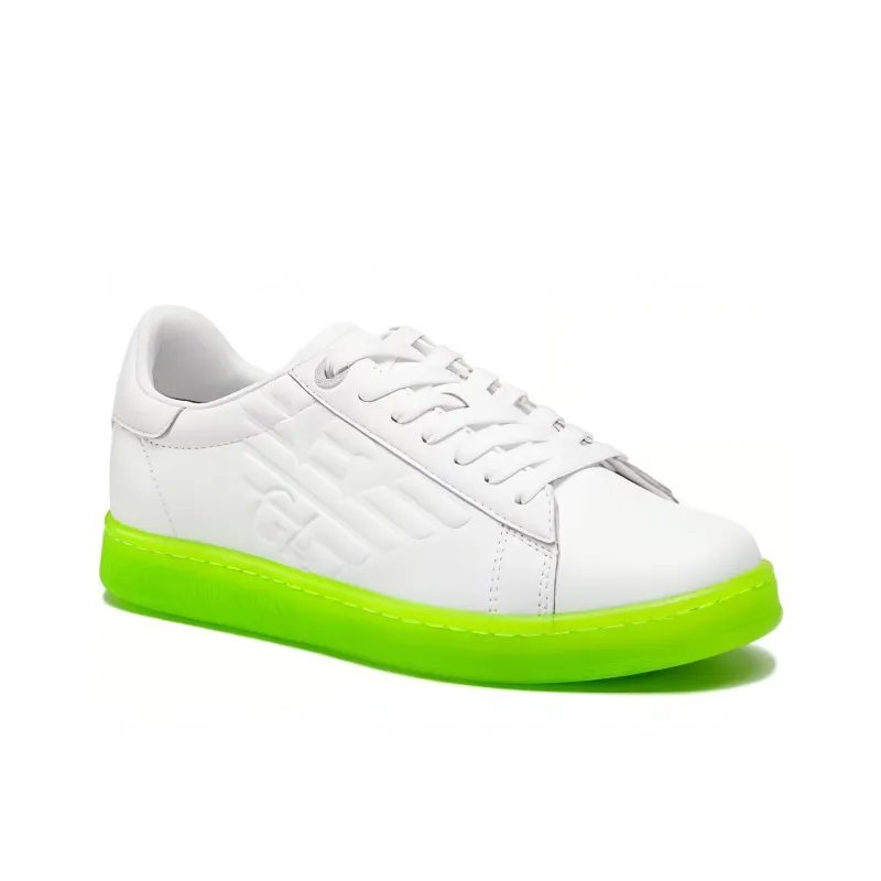 EMPORIO ARMANI EA7 Skateboard Shoes Women's White-2
