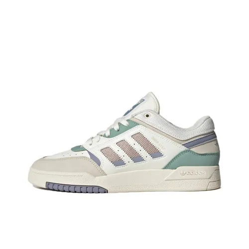 Adidas Originals Drop Step Skateboard Shoes Women's Low-Top Ivory/Light Gray/Green/Purple/Light Brown