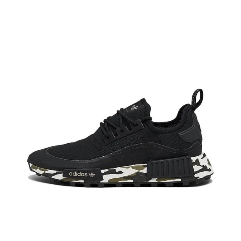 Adidas Originals NMD_R1 Cushioning Wear Resistant Low Top Skateboard Shoes Men's Black-0