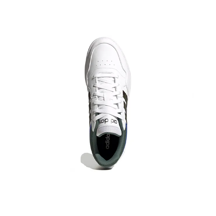 Adidas Hoops 3.0 Sportswear Shoes 'White Green Oxide'-3