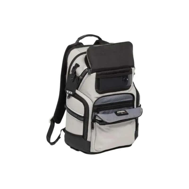 TUMI Nylon Backpack Unisex White-6