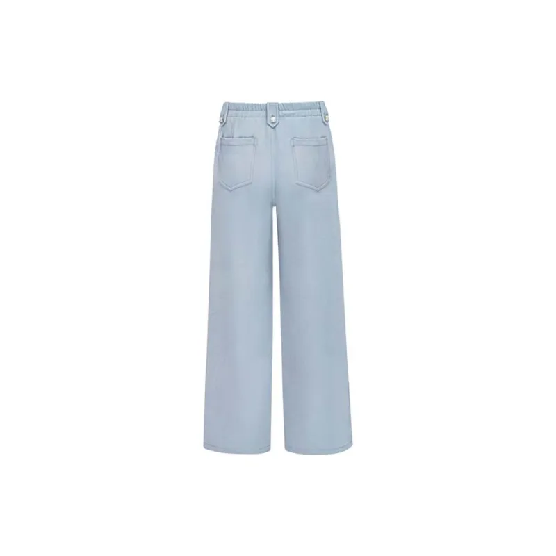 VALLEYOUTH Casual Pants Unisex Dusty Blue-1