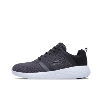 Skechers GO RUN 600 Anti-Slip Wear-Resistant Low-Top Running Shoes Black White
