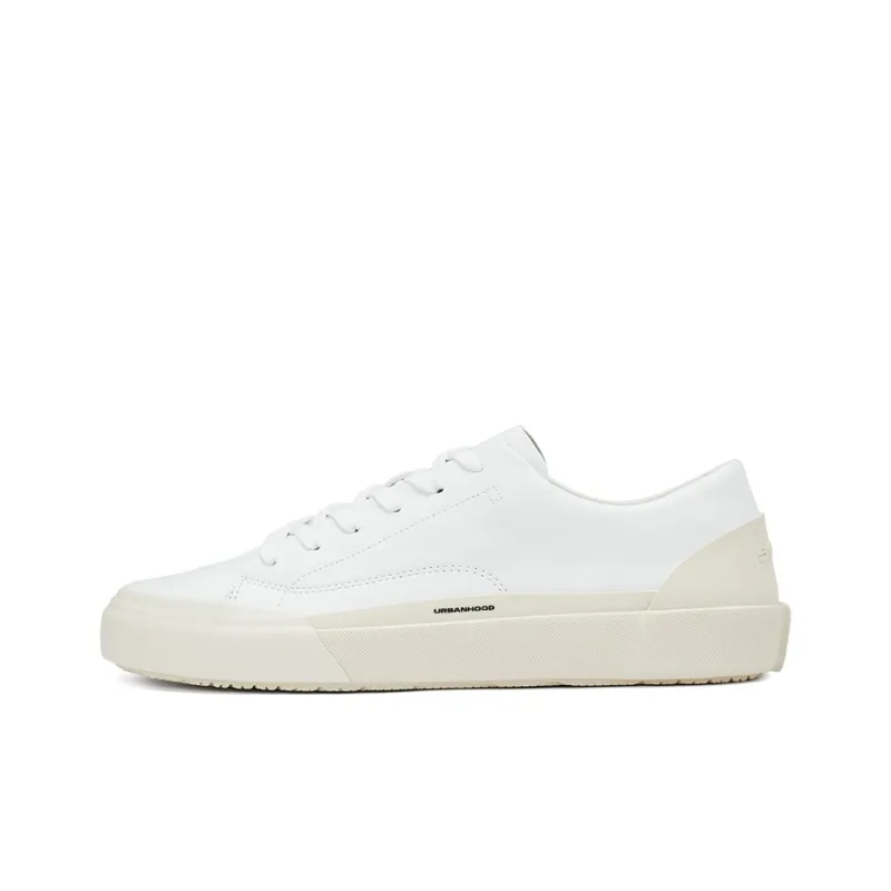 URBANHOOD 5050 Series Anti Slip Wear Resistant Low Top Skateboard Shoes Unisex White-0