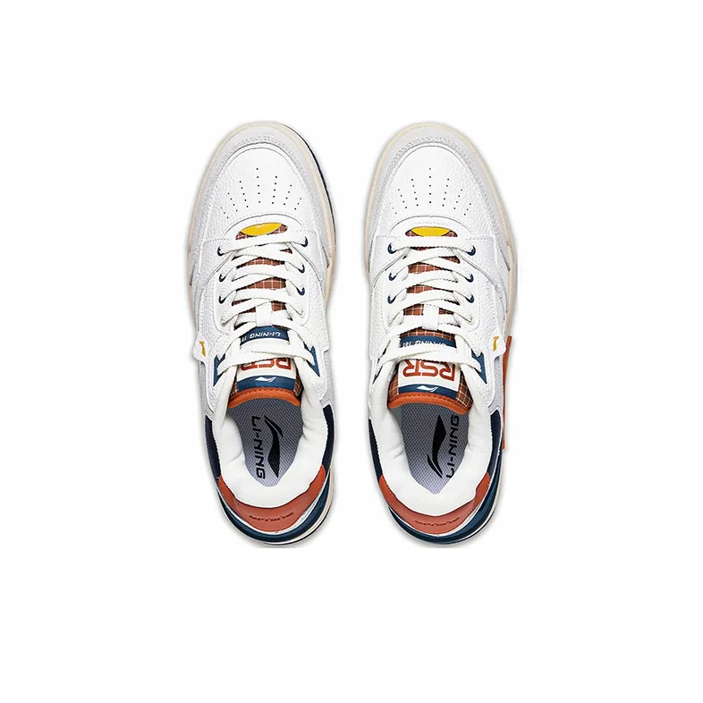 LiNing RSR 101 Anti Slip And Wear Resistant Lightweight Low Top Skateboard Shoes Men's Ecru Gray-2