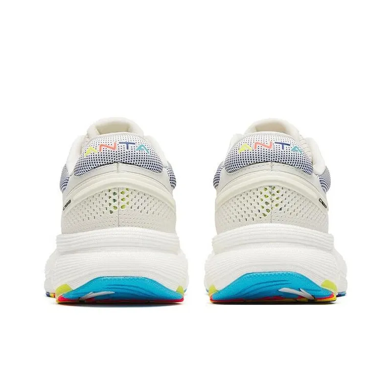 ANTA Running Collection Running Shoes Men Low Top White/Yellow/Sky Blue-3