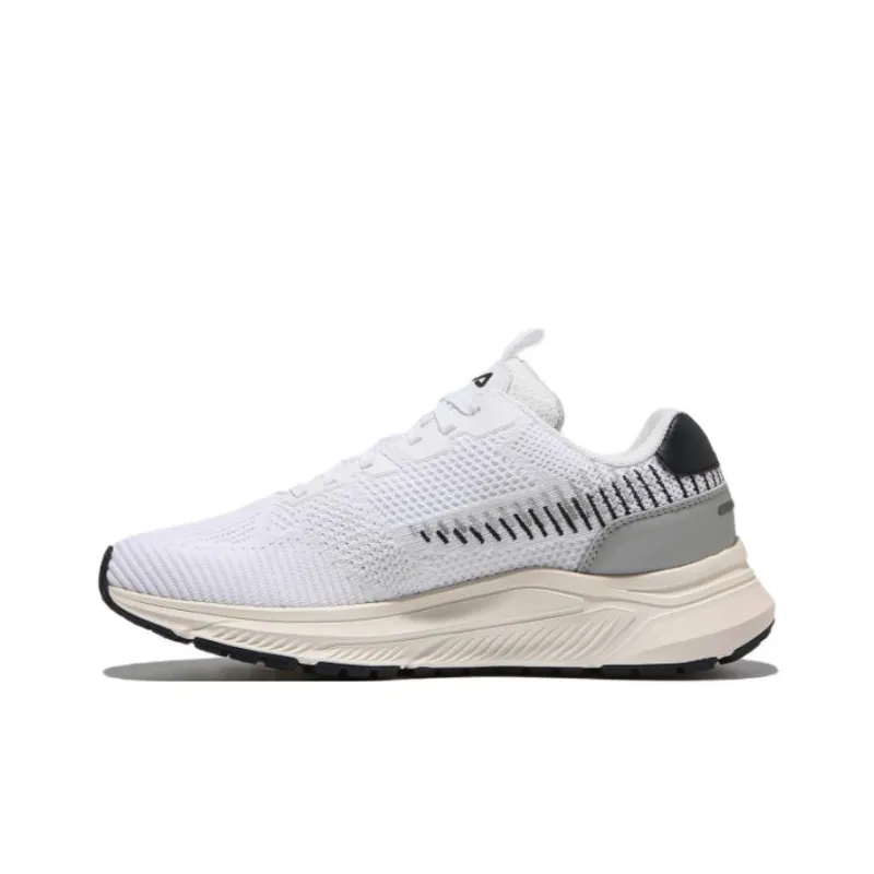 FILA Rgb Flint Shock Absorbers With Slip Resistant Features Low Top Running Shoes Unisex White Korean Style-1