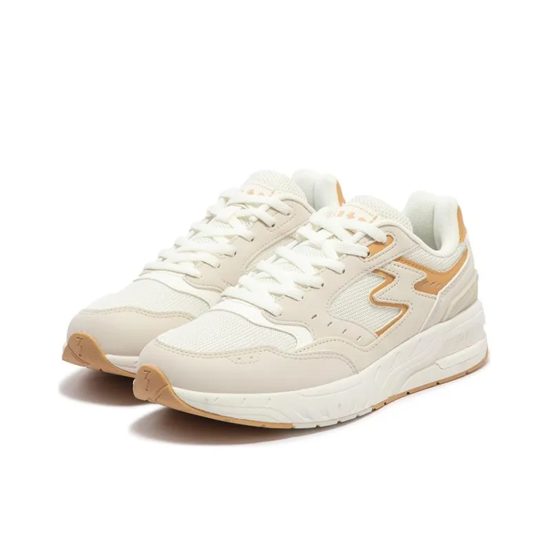 361° Wear Resistant Low Top Casual Shoes Women's Beige-2