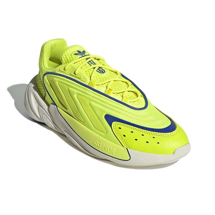 Adidas Originals Ozelia Anti Slip Wear Resistant Low Top Casual Shoes Unisex Yellow Blue-2