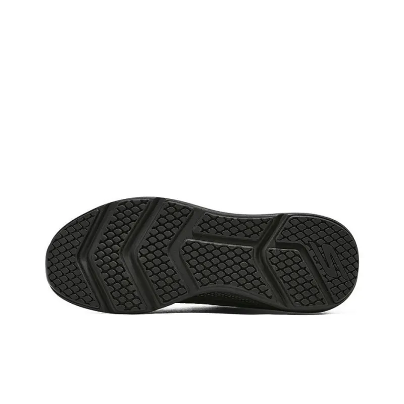 Skechers GO RUN Elevate Cushioned Slip Resistant Low Top Casual Running Shoes Men's All Black-5