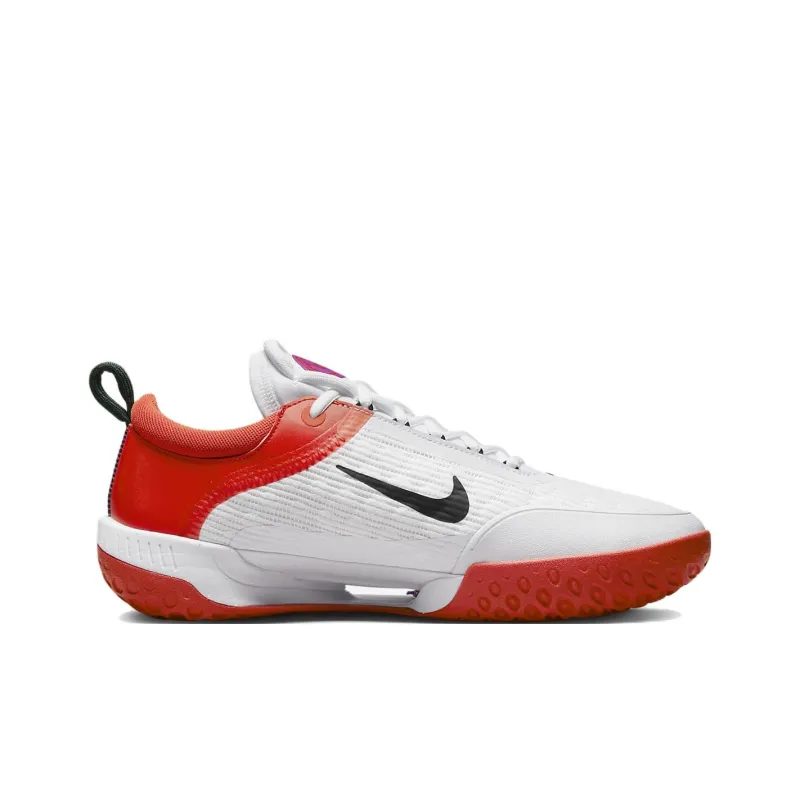 Nike Court Air Zoom Nxt Hard Court Tennis Shoes 'White Picante Red'-1