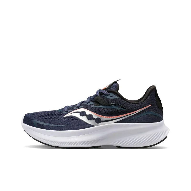 saucony Women's Ride 15 'Navy Silver'-0