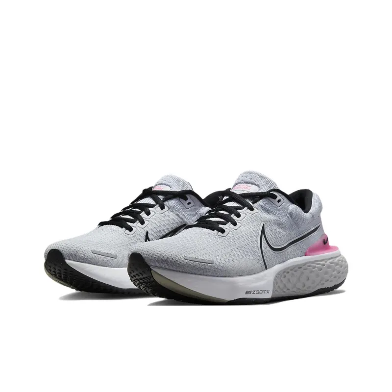 Nike ZoomX Invincible Run Flyknit 2 Light Smoke Grey Hyper Pink-2
