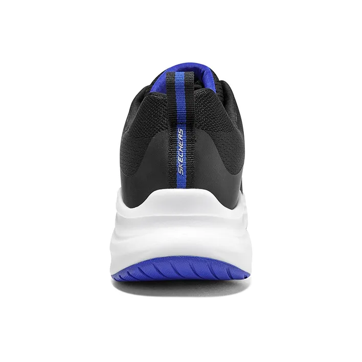 Skechers Vapor Foam Casual Shoes Men Low Top Black/White/Blue-4