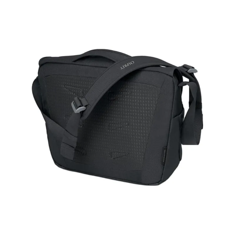 OSPREY Recycled Polyester Messenger Bag Shoulder Bag Crossbody Bag Regular Unisex Black-2